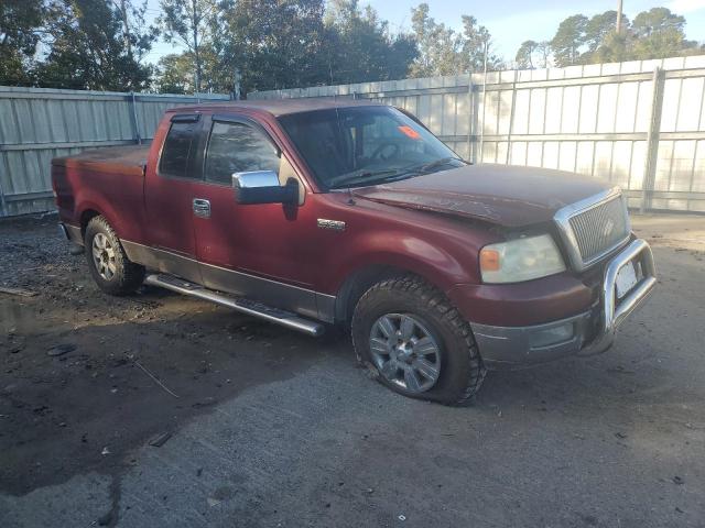 1FTRX12W74NB01801 - 2004 FORD F150 BURGUNDY photo 4