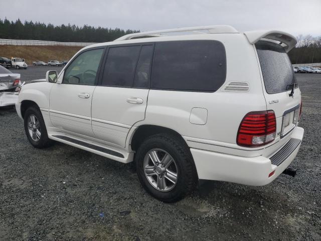 JTJHT00WX74026054 - 2007 LEXUS LX 470 WHITE photo 2