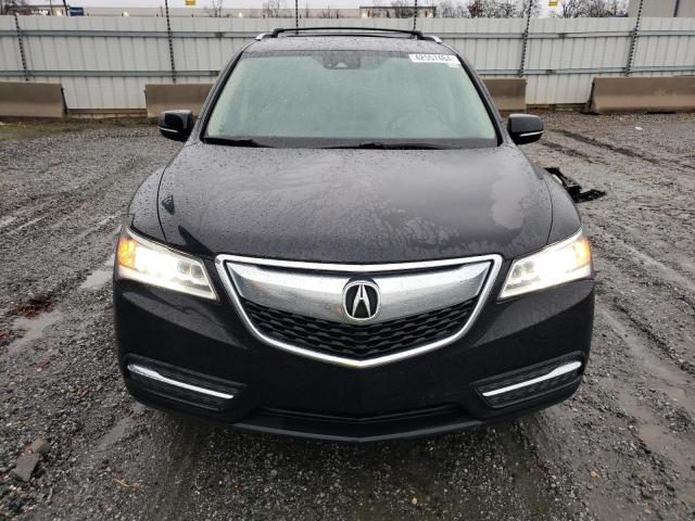 5FRYD4H4XGB037329 - 2016 ACURA MDX TECHNOLOGY BLACK photo 5