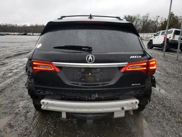 5FRYD4H4XGB037329 - 2016 ACURA MDX TECHNOLOGY BLACK photo 6