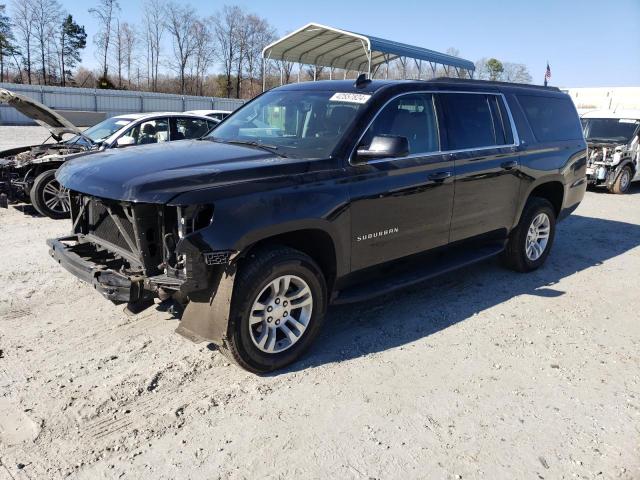 1GNSKHKC0KR133100 - 2019 CHEVROLET SUBURBAN K1500 LT BLACK photo 1