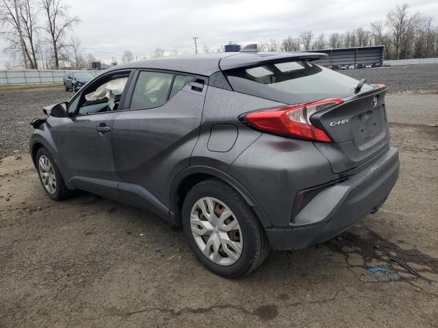 JTNKHMBX6K1014853 - 2019 TOYOTA C-HR XLE GRAY photo 2