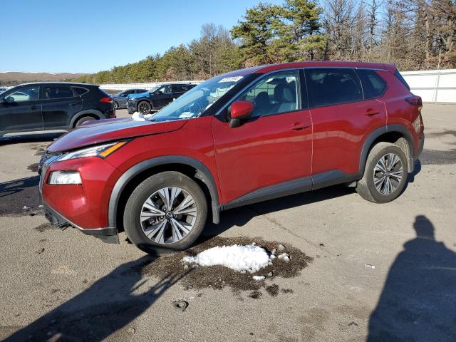 5N1AT3BB6MC774796 - 2021 NISSAN ROGUE SV RED photo 1