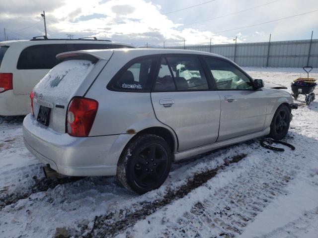 JM1BJ245121487178 - 2002 MAZDA PROTEGE PR5 SILVER photo 3