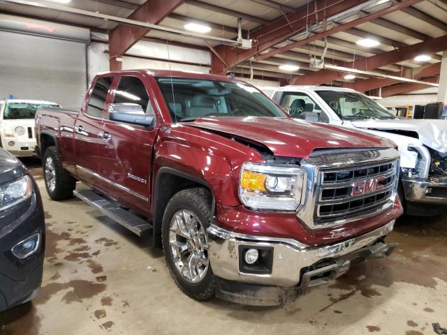 1GTV2VEC3EZ302319 - 2014 GMC SIERRA K1500 SLT BURGUNDY photo 4