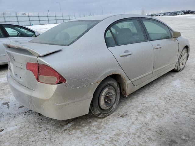 2HGFA16817H100559 - 2007 HONDA CIVIC EX SILVER photo 3