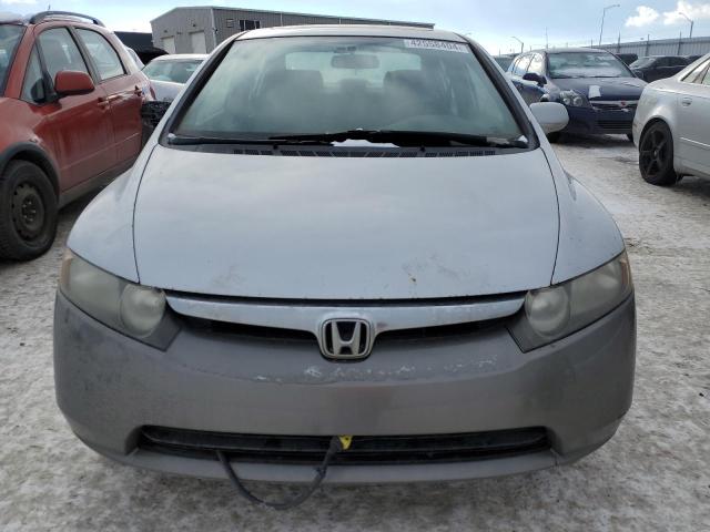 2HGFA16817H100559 - 2007 HONDA CIVIC EX SILVER photo 5