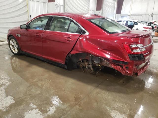 1FAHP2E89DG154458 - 2013 FORD TAURUS SEL RED photo 2