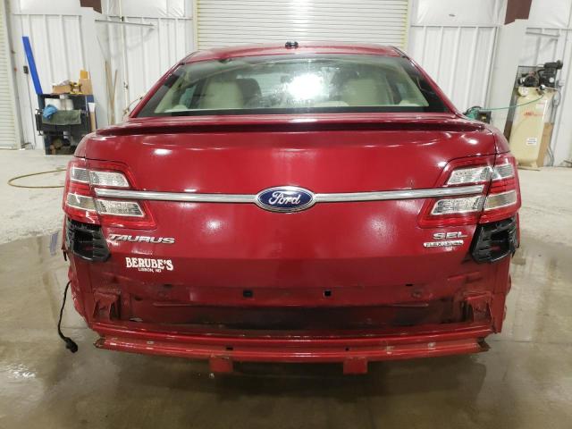 1FAHP2E89DG154458 - 2013 FORD TAURUS SEL RED photo 6