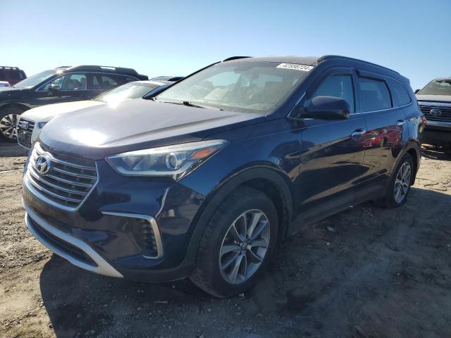 KM8SM4HF0HU185633 - 2017 HYUNDAI SANTA FE SE BLUE photo 1