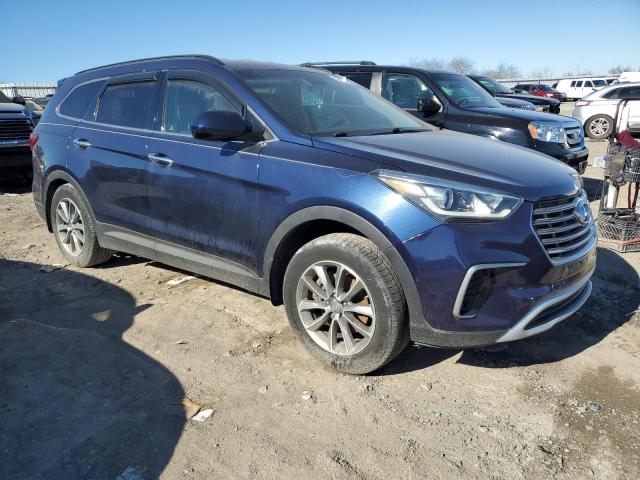 KM8SM4HF0HU185633 - 2017 HYUNDAI SANTA FE SE BLUE photo 4