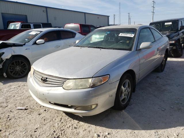 2T1CF22P22C575274 - 2002 TOYOTA CAMRY SOLA SILVER photo 1