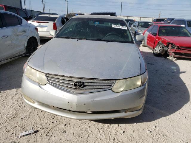 2T1CF22P22C575274 - 2002 TOYOTA CAMRY SOLA SILVER photo 5