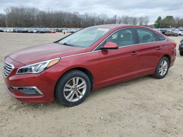 5NPE24AF6FH007993 - 2015 HYUNDAI SONATA SE RED photo 1