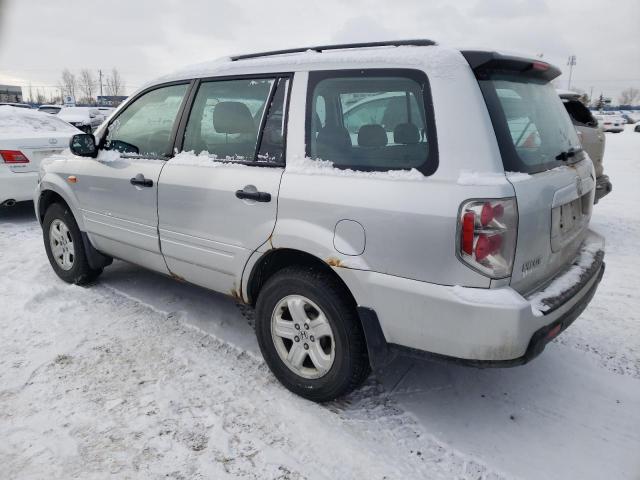 2HKYF18136H004303 - 2006 HONDA PILOT LX SILVER photo 2