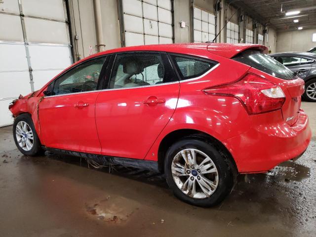 1FAHP3M25CL162758 - 2012 FORD FOCUS SEL RED photo 2