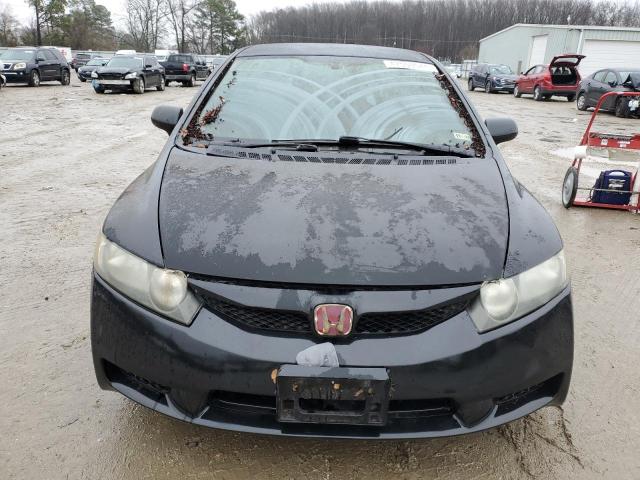 2HGFA16589H347103 - 2009 HONDA CIVIC LX BLACK photo 5