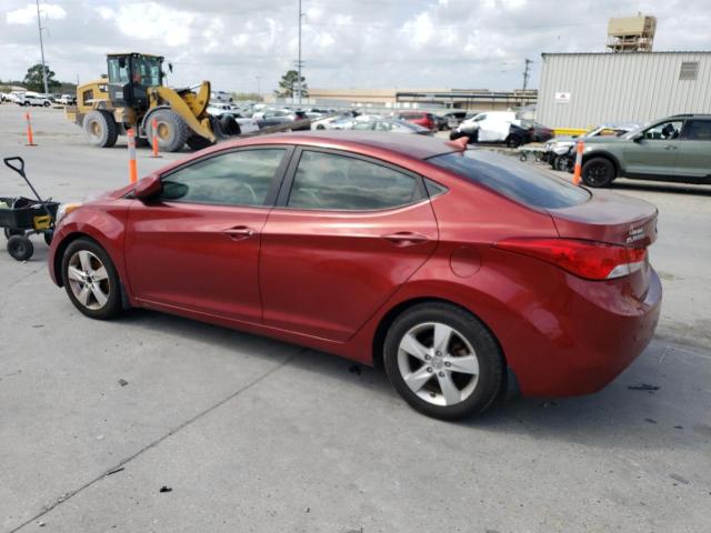 5NPDH4AE0DH385046 - 2013 HYUNDAI ELANTRA GLS RED photo 2