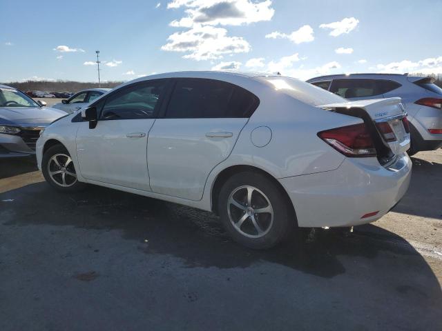 19XFB2F79FE707070 - 2015 HONDA CIVIC SE WHITE photo 2