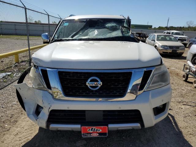 JN8AY2NF5H9301784 - 2017 NISSAN ARMADA PLATINUM WHITE photo 5