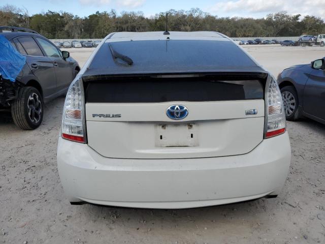 JTDKN3DU9A0168178 - 2010 TOYOTA PRIUS WHITE photo 6