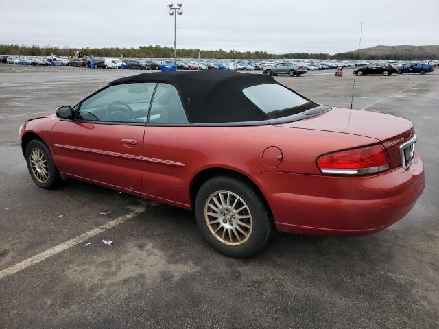 1C3EL55R55N571497 - 2005 CHRYSLER SEBRING TOURING RED photo 2