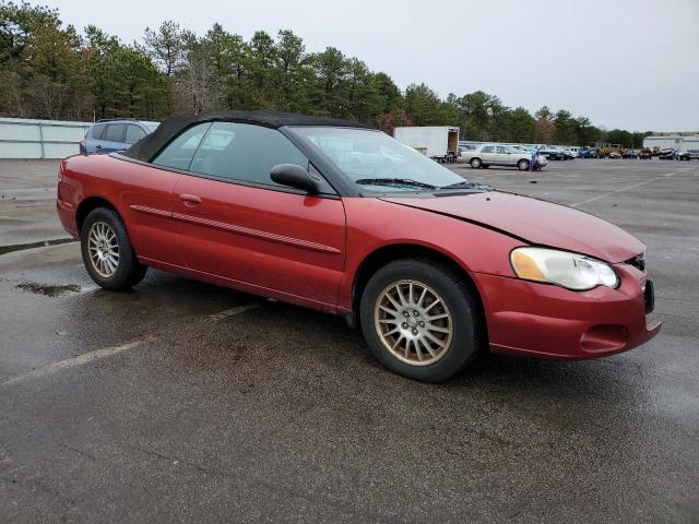 1C3EL55R55N571497 - 2005 CHRYSLER SEBRING TOURING RED photo 4