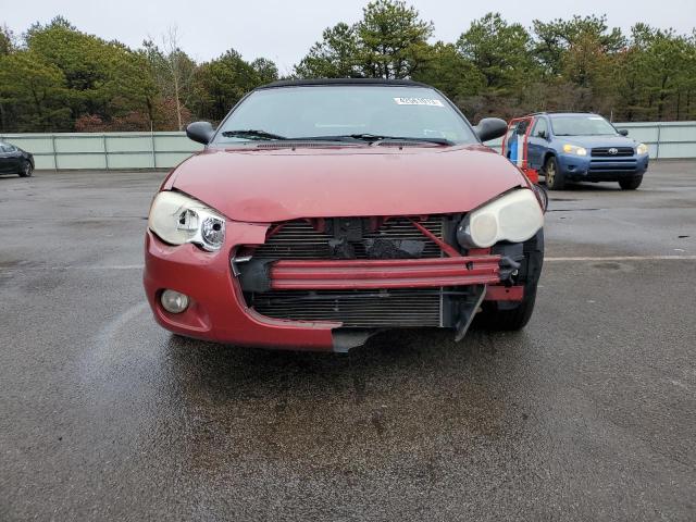 1C3EL55R55N571497 - 2005 CHRYSLER SEBRING TOURING RED photo 5