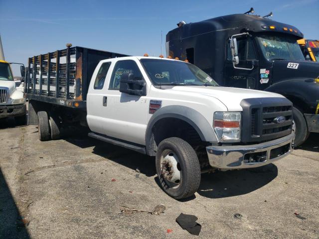 1FDXX47R68EC60466 - 2008 FORD F450 SUPER DUTY WHITE photo 1