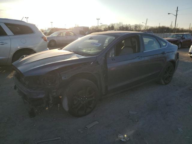 3FA6P0HD7KR113594 - 2019 FORD FUSION SE BLUE photo 1