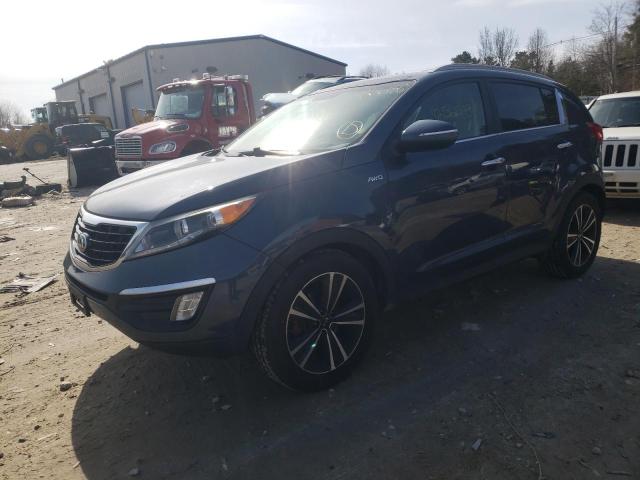 KNDPCCA64G7817693 - 2016 KIA SPORTAGE EX BLUE photo 1