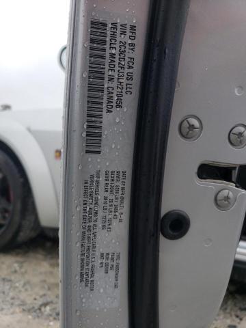 2C3CDZFJ3LH210456 - 2020 DODGE CHALLENGER R/T SCAT PACK SILVER photo 12