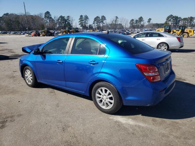 1G1JD5SH9J4122948 - 2018 CHEVROLET SONIC LT BLUE photo 2