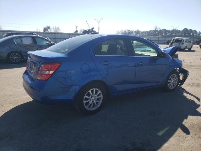 1G1JD5SH9J4122948 - 2018 CHEVROLET SONIC LT BLUE photo 3