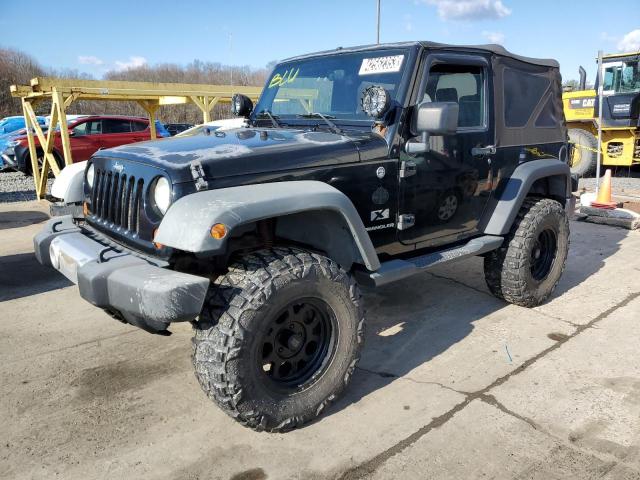 1J4FA24117L219249 - 2007 JEEP WRANGLER X BLACK photo 1