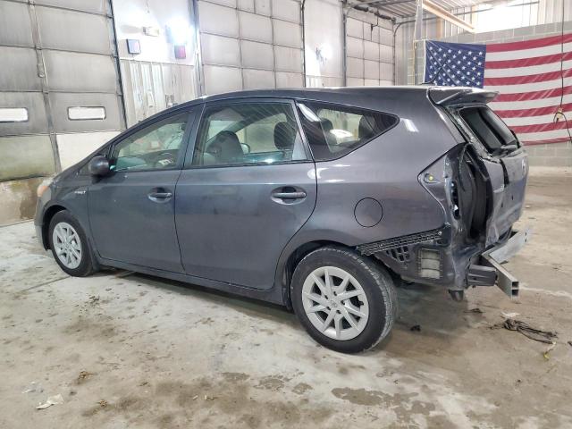 JTDZN3EU4E3295387 - 2014 TOYOTA PRIUS V GRAY photo 2