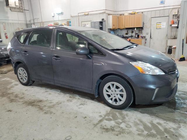 JTDZN3EU4E3295387 - 2014 TOYOTA PRIUS V GRAY photo 4