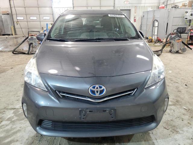 JTDZN3EU4E3295387 - 2014 TOYOTA PRIUS V GRAY photo 5