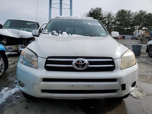 JTMBD31V785211154 - 2008 TOYOTA RAV4 LIMITED WHITE photo 5