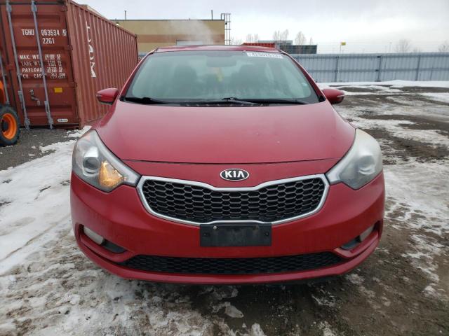 KNAFZ4A83E5055528 - 2014 KIA FORTE EX RED photo 5