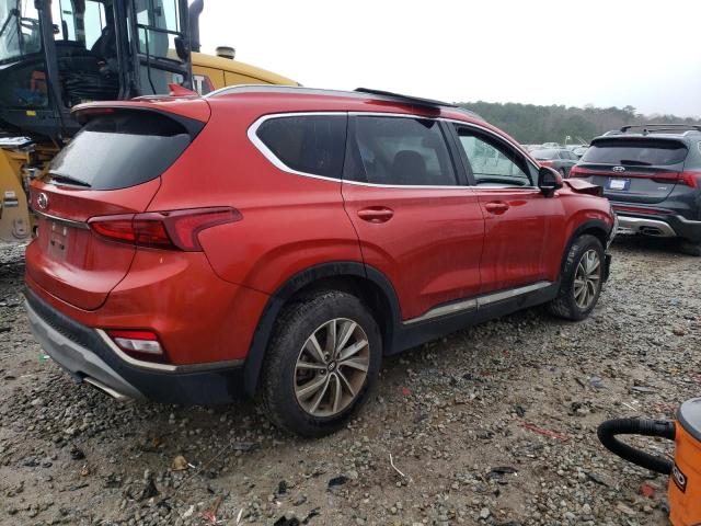 5NMS33AD9KH074720 - 2019 HYUNDAI SANTA FE SEL RED photo 3