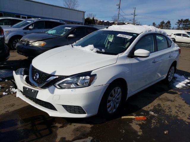 3N1AB7AP0GY292125 - 2016 NISSAN SENTRA S WHITE photo 1