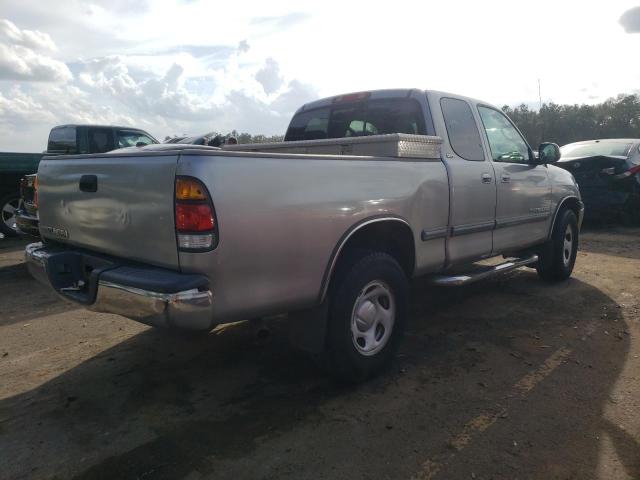 5TBRN34122S295690 - 2002 TOYOTA TUNDRA ACCESS CAB SR5 SILVER photo 3