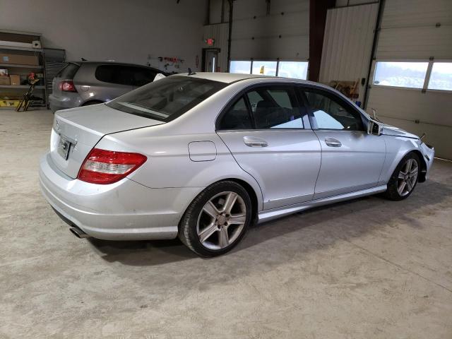 WDDGF5EB1BR167850 - 2011 MERCEDES-BENZ C 300 SILVER photo 3