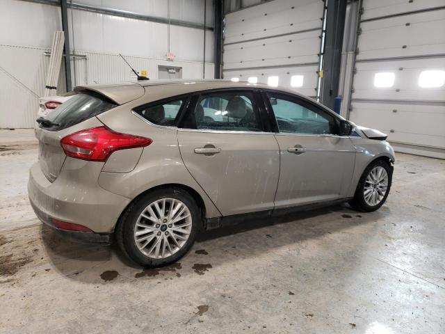 1FADP3N24GL339822 - 2016 FORD FOCUS TITANIUM BEIGE photo 3