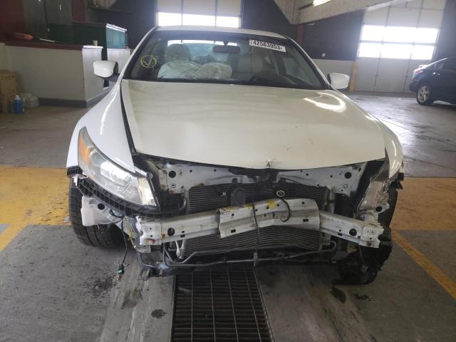 1HGCS2B8XCA007351 - 2012 HONDA ACCORD EXL WHITE photo 5