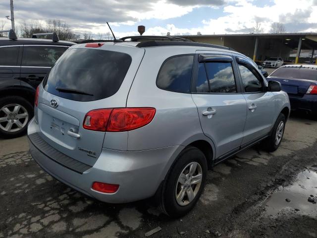 5NMSG73D29H286376 - 2009 HYUNDAI SANTA FE GLS SILVER photo 3