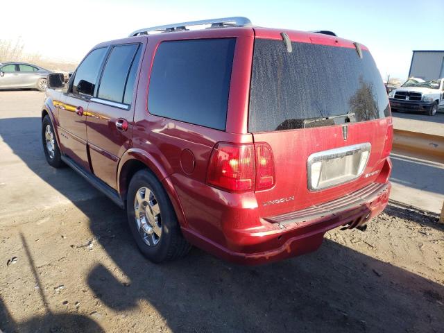 5LMFU28585LJ11307 - 2005 LINCOLN NAVIGATOR RED photo 2