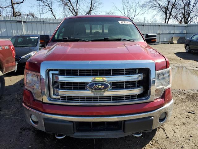 1FTFX1ET1EFB96534 - 2014 FORD F150 SUPER CAB RED photo 5