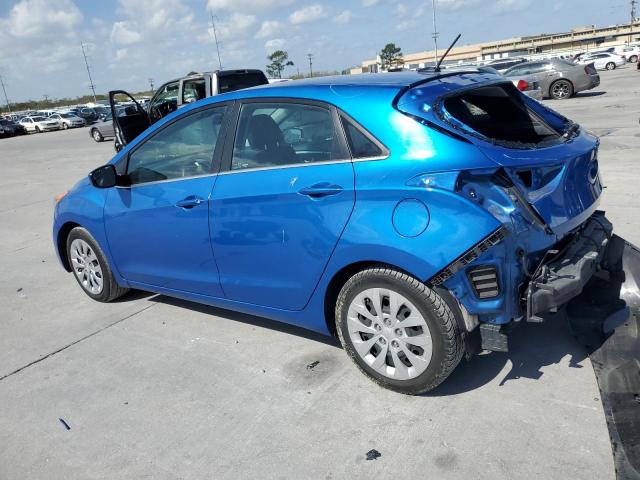 KMHD35LH8HU373570 - 2017 HYUNDAI ELANTRA GT BLUE photo 2